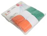 Jagmag Independence Day Special Tricolor Crepe Paper Streamers 6 Rolls, 2 inch