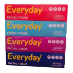 Everyday facial tissue Pack of 4