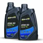 Signate 20W50 New Engine Oil for Bikes High Performance Engine Oil (1 L, Pack of 2)