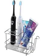 Tagve Silver Stainless Steel Toothbrush Holder