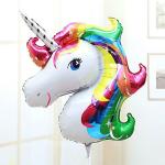 My Party Suppliers Multicolor Unicorn Foil Balloon for Kids, 2 pcs