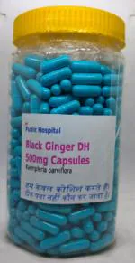 Black Ginger DH Herbal Supplement Capsules 1000 Caps Jar - DoctorKC Herbal