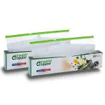 pristu Greenzipper Seal Freezer Food Storage Bags 15 Bags in 1 Box Microwave Safe, Re-usable, Washable, Transparent & BPA Free (DOUBLE EXTRA LARGE 2X)