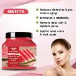 NATUROHOLIC Water Melon Face & Body,Re-Sculpting Scrub for Brightening Vitamin & Dark Circle, 300ml