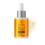 GLAM HERBS 24k Gold Skin Serum with Niacinammide(Vitamin B3) & Hyaluronic Acid, Vitamin E Enriched |Face Serum for Glowing Skin, Skin Brightening, Reduce Wrinkles, Acne, Dark Spots, Natural & Organic 30ml