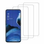 Kite Digital Oppo Reno 2/Reno 2F/Reno 2Z/Reno 5 Lite Transparent Tempered Glass Screen Protector with Full Screen Coverage - Except Edges and Easy Installation Kit (Pack of 3)
