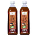FarmFave Cold Pressed Sesame Oil - 2 Litre | Wood Pressed| 100% Natural| Gingelly Oil for Cooking