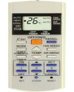 NixGlobal Remote 327 with PATROL SENSOR Compatible with PANASONIC AC Remote Controller (Black)