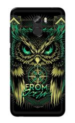 Tweakymod Printed Evil Owl Back Cover for GIONEE X1