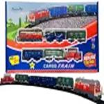AB TOY WORLD Indian Goods Toy Trains for Boys & Girls with Coal ,Tanker,Brake Train Track Set (Multicolor)