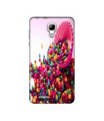 Casotec Colorful Candy Design Printed Silicon Soft TPU Back Case Cover for Micromax Bolt Selfie Q424
