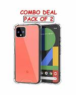 GADGETRONICS Google Pixel 4 Transparent Thermoplastic Polyurethane Shock Proof Back Case Cover