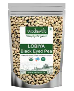 Vedarth Organic Yellow Black Eyed Beans (Whole) (1000 g)