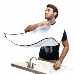 Hemiza Beard Apron Hair Clippings Catcher Grooming Bib for Men Shaving & Trimming Non Stick Hair Beard Cape Cloth Waterproof with 4 Suction Cups Use for Men