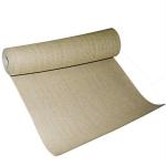 Lakeer Jute Burlap Natural Fabric Roll 19 Wide X 5 Yard Long Jute Burlap Roll No Fray Fray Natural for Table Runner, Craft, Artwork, DIY, Gift Wrapping, Wedding, Event & Home Decore Pack of 1
