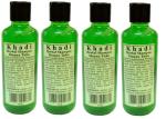 Khadi Herbal Henna Tulsi Shampoo, Herbal Shampo, Khadi Shampoo, Anti Dandruff, Damage Repair Shampoo For maen and Women 840ml (Pack of 4)