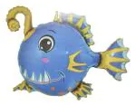 My Party Suppliers Marine Cute Fish Animal Theme Foil Balloon
