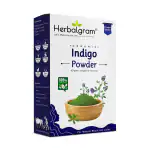 Herbal gram 100% Organic Indigo Powder for Black Hair color 100g