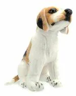 Tickles Plush Beagle Sitting Dog Washable Stuffed Toy 44 cm 24M and Above