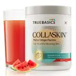 TrueBasics CollaSkin, Marine Collagen Peptides for Youthful Glowing Skin, Watermelon, 200 g