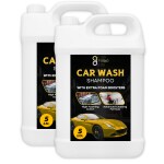 Flisko Car wash shampoo Liquid 10 Liter Yellow | Specially for Ceramic Coated Vehicles | Maintains Life of Coating