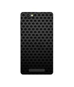 Casotec Black Pattern Design Printed Silicon Soft TPU Back Case Cover for XOLO Era 4G