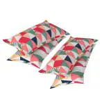Gharsaaz Multicolor Printed Polycotton Pillow Covers Set of 4