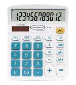 Bambalio 12 Digits Electronic Calculator | Model - BL-700 | Big LCD Display | 3 Years warranty | Colour - Blue