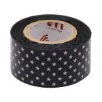 Eti Star Printed Arts & Crafts Tape (Black) 25 Meter Black Art & Craft Tape