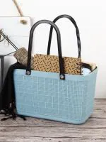 Market 99 Plastic Hand Basket Shopping Bag | Picnic Basket Storage Bag Organizers