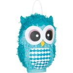 Tiki Times Owl Pinata 38.7cm x 26cm x 14.2cm Each for Boys and Girls Birthday Parties