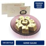 THE TASTE OF MALWA Gond Gajak | Made with premium Till, Dry Fruits and Pure Ghee | Sesame Chikki | Chikki Sweets | Winter Special (500 g)