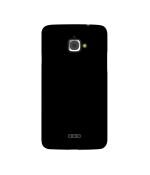 Casotec Solid Black Design 3D Printed Hard Back Case Cover for InFocus M350