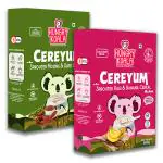 HUNGRY KOALA Cereal Made With Natural Ingridients Sprouted Moong Dates Ragi & Banana For Kids To Grow Healthy No Preservative Or Additives Or Maida 250 Grams Pack Of 2