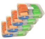 Lakeer Keychain With Name Tags, Keyring With Writable Label - Pack of 4 (400 Pcs)