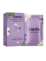 Sanfe Natural Intimate Wipes, 3 in 1 - No Odour, No Itching, No Irritation - Cucumber & White Lily (10 Piece)