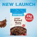 MYFITNESS Dark Chocolate Oats with Added Whey, 375g