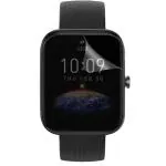TOPPINGS Amazfit Bip 3 Pro Pack of 2 glossy Bubble proof screen protector guard| Smartwatch Screen Protector