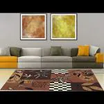 RUGS FOR HOME Super Softness Floral Design Carpet for Living Room bcf Carpet for