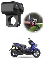 Qiisx 12V Motorcycle Handlebar Switches 7/8