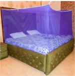RKVK Cotton Kids Washable VIKESH SINGH Mosquito Net (Blue, Bed Box)