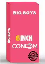 Adult Zone 6 inch jumbo condom pure silicon
