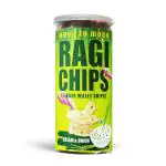 Noon to Moon Ragi Cream and Onion Flavoured Chips| Nachni Chips | 150g