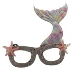 JAGMAG Mermaid Sunglasses Goggles for Decorations Birthday Party Supplies (11 x 5 x 4 cm)