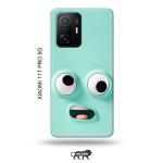 Tweakymod Printed Funny FAce Emoji Back Cover For Xiaomi 11T Pro 5G