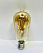 ARTDECOR Glass Yellow Vintage Antique Light Bulb