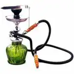 True Handmade 14 Inch Mayqt Style Shisha Hukaa (Green)