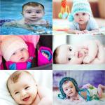 Craft Qila Set of 6 Cute baby Poster | Poster for Pregnant Women | HD Baby Wall Poster for Room Decor, CQ07 Multicolour, 12 x 18 Inch