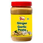 9am Ginger Garlic Paste 950g | Ready to Use Adrak Lahsun Paste| Naturally Processed, Quality Assured, Fresh Homemade Ingredients | No Added Flavor | Time-Saving Convenience | Enhance Every Dish