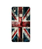 Casotec London Flag wallpaper Design Printed Silicon Soft TPU Back Case Cover for Vivo V3 Max